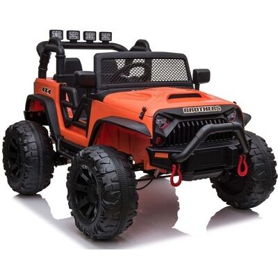 LEAN CARS Auto Na Akumulator Jeep Jc666 Pomarańczowy LEAN CARS Auto Na Akumulator Jeep Jc666 Pomarańczowy