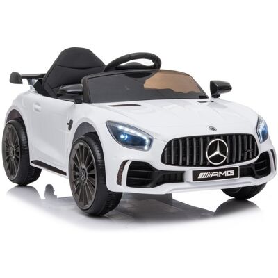 Import LEANToys LEAN Cars, Auto na akumulator Mercedes AMG GT R Biały Import LEANToys LEAN Cars, Auto na akumulator Mercedes AMG GT R Biały