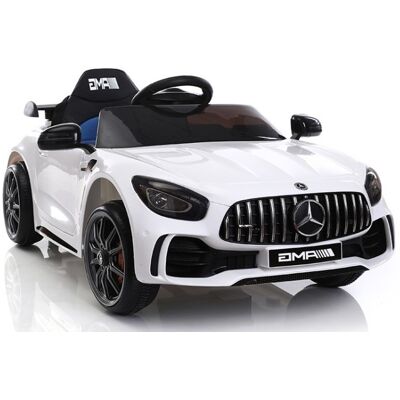 Import LEANToys LEAN Cars, Auto na Akumulator Mercedes GTR Biały Import LEANToys LEAN Cars, Auto na Akumulator Mercedes GTR Biały