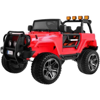 Ramiz, pojazd na akumulator Monster Jeep 4x4 Czerwony Ramiz, pojazd na akumulator Monster Jeep 4x4 Czerwony