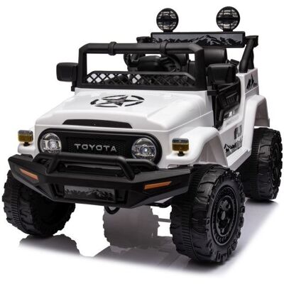 Lean Toys LEAN Cars, Auto Na Akumulator Toyota FJ Biała 4x4 Lean Toys LEAN Cars, Auto Na Akumulator Toyota FJ Biała 4x4