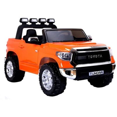 Import LEANToys Auto na Akumulator Toyota Tundra Pomarańczowa Import LEANToys Auto na Akumulator Toyota Tundra Pomarańczowa