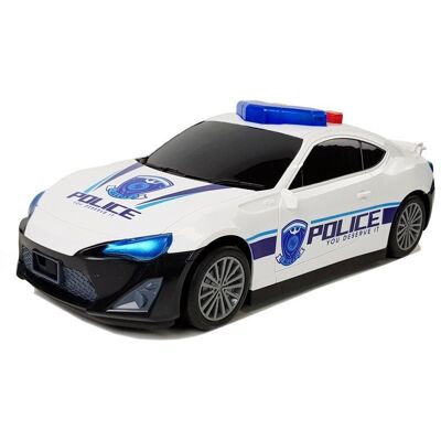 Lean Toys Auto Policyjne Schowek Garaż Lean Toys Auto Policyjne Schowek Garaż