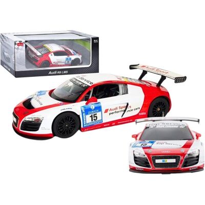 Lean Toys Auto R/C 1:24 Zdalnie Sterowane Sportowe Audi R8 Lms Białe Lean Toys Auto R/C 1:24 Zdalnie Sterowane Sportowe Audi R8 Lms Białe