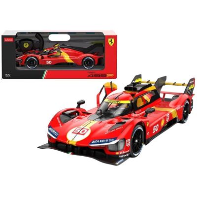 Lean Toys Auto R/C 1:24 Zdalnie Sterowane Sportowe Ferrari 499P Czerwone Lean Toys Auto R/C 1:24 Zdalnie Sterowane Sportowe Ferrari 499P Czerwone