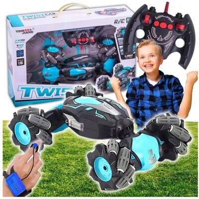 Zlaro AUTO RC 4x4 TWISTER ZDALNIE STEROWANY GESTY PILOT LED AKUMULATOR DRIFT Zlaro AUTO RC 4x4 TWISTER ZDALNIE STEROWANY GESTY PILOT LED AKUMULATOR DRIFT