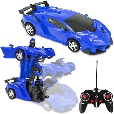 LEANToys Auto Robot Zdalnie Sterowany Transformujący 2w1 Auto i Mech z Efektami LED i Driftem LEANToys Auto Robot Zdalnie Sterowany Transformujący 2w1 Auto i Mech z Efektami LED i Driftem