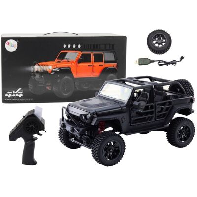 Lean Toys Auto Terenowe Zdalnie Sterowane Rc 2.4G Napęd 4X4 Czarny Lean Toys Auto Terenowe Zdalnie Sterowane Rc 2.4G Napęd 4X4 Czarny