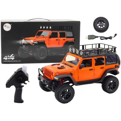 Lean Toys Auto Terenowe Zdalnie Sterowane Rc 2.4G Napęd 4X4 Pomarańczowy Lean Toys Auto Terenowe Zdalnie Sterowane Rc 2.4G Napęd 4X4 Pomarańczowy