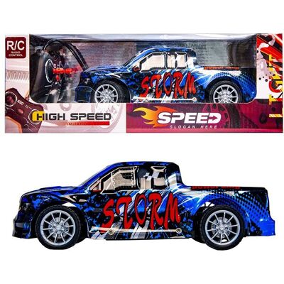 Kathay-Haster Auto wyścigowe zdalnie sterowane niebieskie Kathay-Haster Auto wyścigowe zdalnie sterowane niebieskie