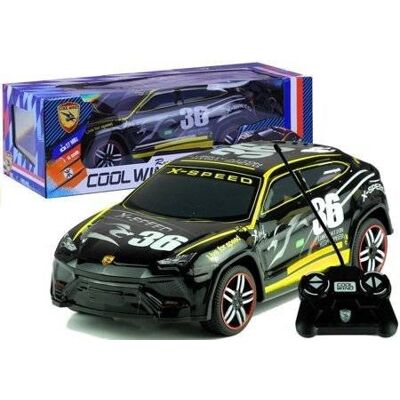 Lean Toys RC samochód sportowy - Skala 1:14 - Czarny Lean Toys RC samochód sportowy - Skala 1:14 - Czarny