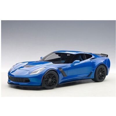 Autoart Chevrolet Corvette C7 Z06 2016 Blue 1:18 71265 Autoart Chevrolet Corvette C7 Z06 2016 Blue 1:18 71265