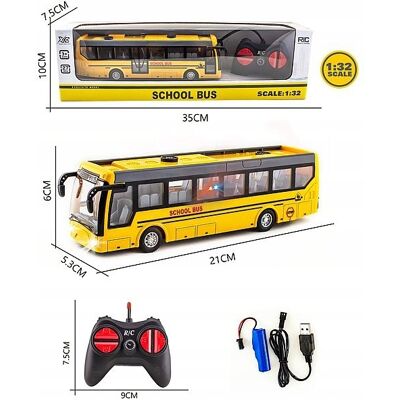 Adar Autobus na radio 21x5x6cm światło ładowarka USB Adar Autobus na radio 21x5x6cm światło ładowarka USB