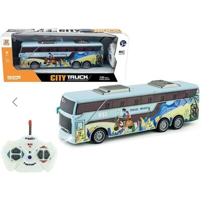 Adar Autobus na radio, 4 funkcje, światło 2194 Adar Autobus na radio, 4 funkcje, światło 2194