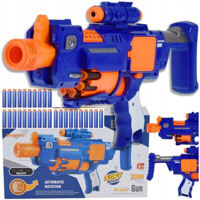 Skleplolki AUTOMATYCZNY BLASTER PISTOLET NASTRZAŁKI EVA Z MAGAZYNKIEM WYRZUTNIA PIANKI Skleplolki AUTOMATYCZNY BLASTER PISTOLET NASTRZAŁKI EVA Z MAGAZYNKIEM WYRZUTNIA PIANKI