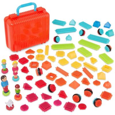 Bristle Blocks 85 Sztuk - Zestaw z Walizką Bristle Blocks 85 Sztuk - Zestaw z Walizką