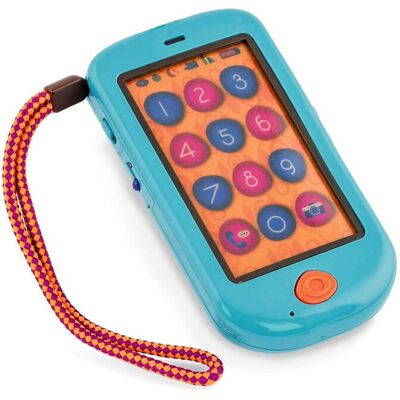 B.Toys B. toys by Battat - HiPhone - Ekran dotykowy Zabawka Telefon komórkowy dla małych dzieci od 18 miesięcy B.Toys B. toys by Battat - HiPhone - Ekran dotykowy Zabawka Telefon komórkowy dla małych dzieci od 18 miesięcy