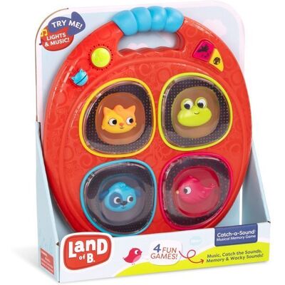 B.Toys B. Toys, Catch-a-Sound – pamięciowa gra muzyczna Pomarańczowa 18 m-cy+ B.Toys B. Toys, Catch-a-Sound – pamięciowa gra muzyczna Pomarańczowa 18 m-cy+