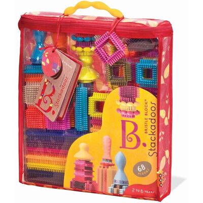B.Toys Klocki Konstrukcyjne Stackadoos W Torbie B.Toys Klocki Konstrukcyjne Stackadoos W Torbie