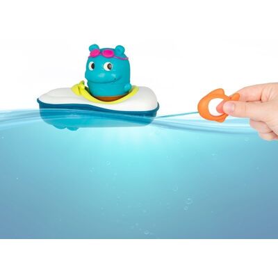 B.Toys B. Toys, Pull & Go Rider – łódka z napędem i ROZKRĘCANĄ sikawką – Land of B., 10 m-cy+ B.Toys B. Toys, Pull & Go Rider – łódka z napędem i ROZKRĘCANĄ sikawką – Land of B., 10 m-cy+