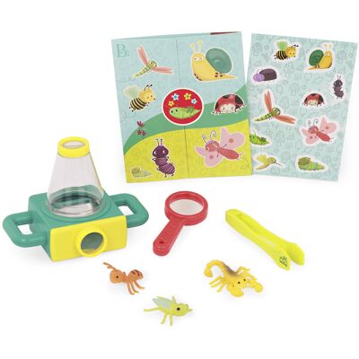 B.TOYS Zestaw do obserwowania owadów i przyrody z Lupą i Naklejkami B.TOYS Zestaw do obserwowania owadów i przyrody z Lupą i Naklejkami