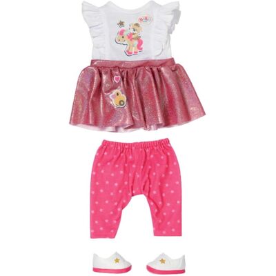 MGA Baby Born Little Ubranko Dla Lalki Codzienne Z Bucikami MGA Baby Born Little Ubranko Dla Lalki Codzienne Z Bucikami