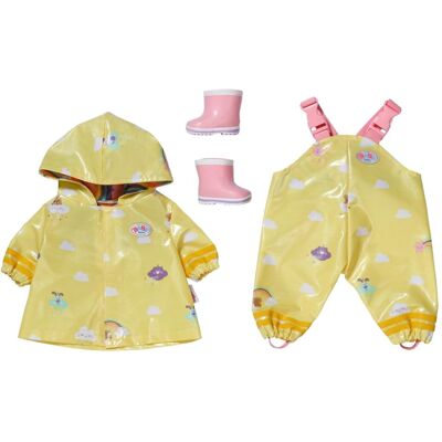 Baby Born Oufit Przeciwdeszczowy Z Płaszczem Przeciwdeszczowym, Spodniami Przeciwdeszczowymi I Kaloszami Dla Lalek 43 Cm Baby Born Oufit Przeciwdeszczowy Z Płaszczem Przeciwdeszczowym, Spodniami Przeciwdeszczowymi I Kaloszami Dla Lalek 43 Cm