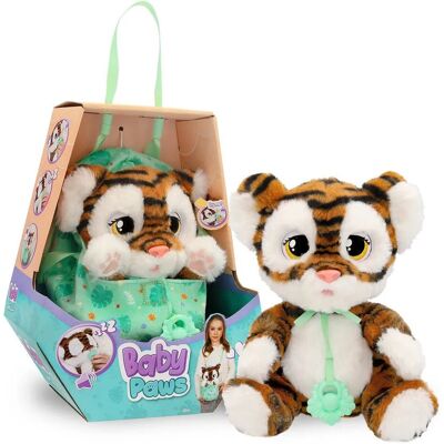 IMC Toys BABY PAWS Interaktywny Pluszowy Tygrys Z Dźwiękiem Dla Dzieci IMC Toys BABY PAWS Interaktywny Pluszowy Tygrys Z Dźwiękiem Dla Dzieci