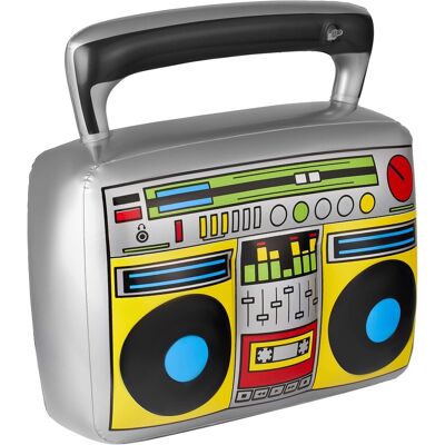 Inny producent Balinco Nadmuchiwany Ghetto Blaster Oldschool, Strój 80s - 90s, Retro Radio, Motto Strój Imprezowy, Kostium Karnawaowy, Dekoracja, Akcesoria Inny producent Balinco Nadmuchiwany Ghetto Blaster Oldschool, Strój 80s - 90s, Retro Radio, Motto Strój Imprezowy, Kostium Karnawaowy, Dekoracja, Akcesoria