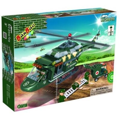 BanBao, Armia, klocki Helikopter ratunkowy, 8253 BanBao, Armia, klocki Helikopter ratunkowy, 8253