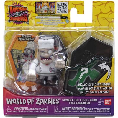 BANDAI - World of Zombies Chef Pack 2 - Figurka akcji BANDAI - World of Zombies Chef Pack 2 - Figurka akcji