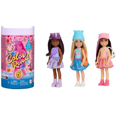 Mattel Barbie Color Reveal, lalka, Chelsea, Sport series Mattel Barbie Color Reveal, lalka, Chelsea, Sport series