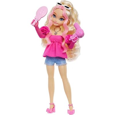 Barbie Dream Besties Lalka Malibu + 8 AKCESORIÓW BEAUTY HYC21 Barbie Dream Besties Lalka Malibu + 8 AKCESORIÓW BEAUTY HYC21