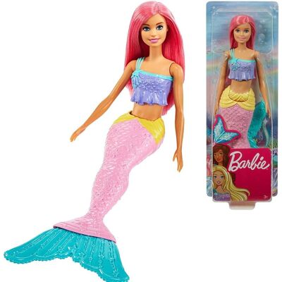 Mattel Barbie Dreamtopia syrenka z różowymi włosami Mattel Barbie Dreamtopia syrenka z różowymi włosami