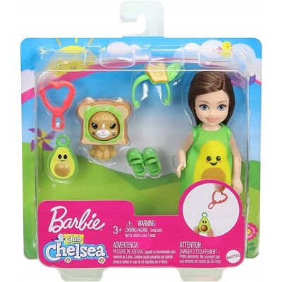 Mattel Barbie Lalka Chelsea W Kostiumie Awokado Gjw33 Mattel Barbie Lalka Chelsea W Kostiumie Awokado Gjw33