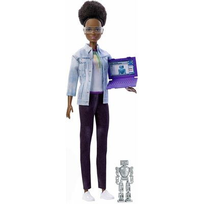 Mattel Barbie, lalka Inżynier i akcesoria Mattel Barbie, lalka Inżynier i akcesoria