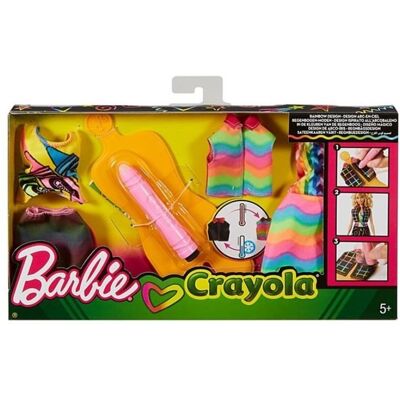 Mattel Barbie, lalka Rainbow Design, zestaw, FHW86 Mattel Barbie, lalka Rainbow Design, zestaw, FHW86