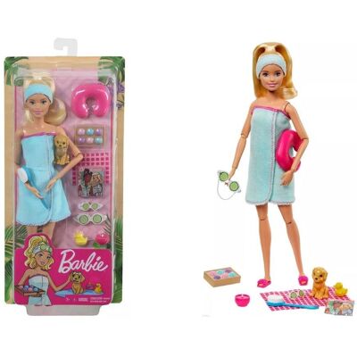 Mattel Barbie lalka Wellness relaks Mattel Barbie lalka Wellness relaks