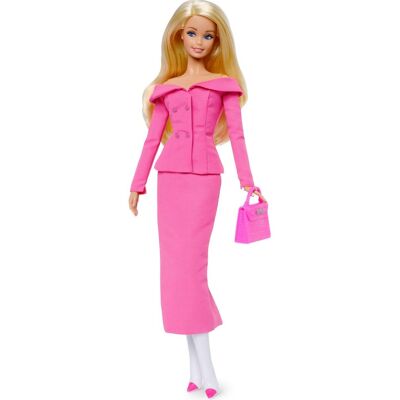 Barbie Signature Styled by Andrew Mukamal Lalka kolekcjonerska, 3 stylizacje na dzień i na wieczór, zestaw z akcesoriami i podstawką, JBH81 Barbie Signature Styled by Andrew Mukamal Lalka kolekcjonerska, 3 stylizacje na dzień i na wieczór, zestaw z akcesoriami i podstawką, JBH81