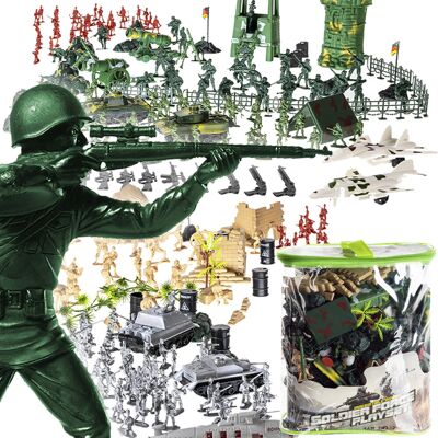 Kruzzel Baza Wojskowa 300 Elementów - Zestaw do Budowania Kruzzel Baza Wojskowa 300 Elementów - Zestaw do Budowania