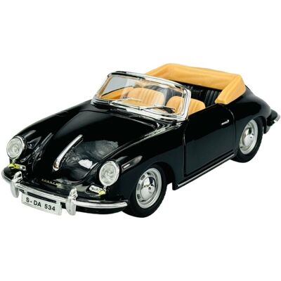 BBURAGO 1961 PORSCHE 356B CABRIOLET CZARNY 1:24 NOWY METALOWY MODEL 22078 BBURAGO 1961 PORSCHE 356B CABRIOLET CZARNY 1:24 NOWY METALOWY MODEL 22078