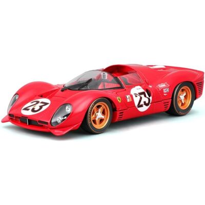 BBURAGO 1967 FERRARI 330 P4 CZERWONY 1:24 26584 ZESTAW DO ZŁOŻENIA NOWY METAL BBURAGO 1967 FERRARI 330 P4 CZERWONY 1:24 26584 ZESTAW DO ZŁOŻENIA NOWY METAL