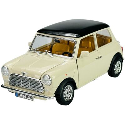 Bburago 1969 Mini Cooper Beżowy 1:18 12036 Bburago 1969 Mini Cooper Beżowy 1:18 12036