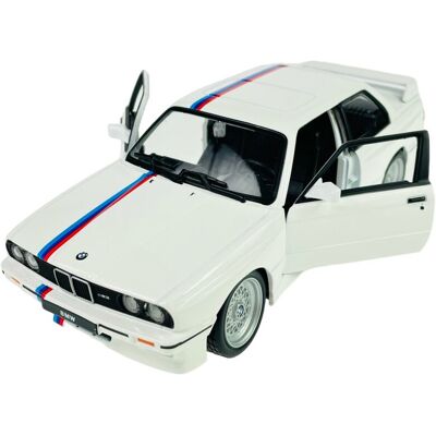 BBURAGO 1988 BMW 3 SERIES M3 E30 BIAŁY 1:24 21100 BBURAGO 1988 BMW 3 SERIES M3 E30 BIAŁY 1:24 21100
