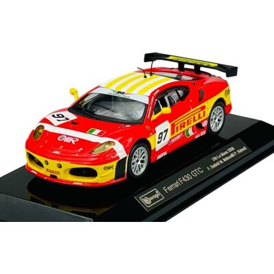 BBURAGO 2008 FERRARI F430 GTC 24h LE MANS SIGNATURE SERIES CZERWONY 1:43 36303 BBURAGO 2008 FERRARI F430 GTC 24h LE MANS SIGNATURE SERIES CZERWONY 1:43 36303