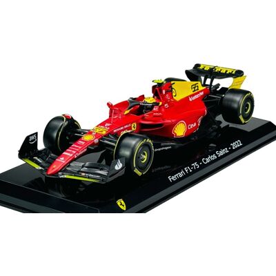 BBURAGO 2022 FERRARI RACING F1-75 #55 CARLOS SAINZ GP ITALII + GABLOTKA 1:24 26806 BBURAGO 2022 FERRARI RACING F1-75 #55 CARLOS SAINZ GP ITALII + GABLOTKA 1:24 26806