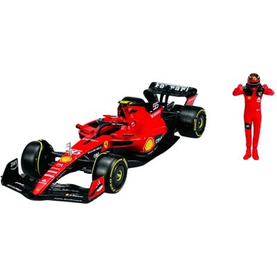 Bburago 2022 Ferrari Racing Sf-23 #55 Carlos Sainz + Figurka 1:24 26809 Bburago 2022 Ferrari Racing Sf-23 #55 Carlos Sainz + Figurka 1:24 26809