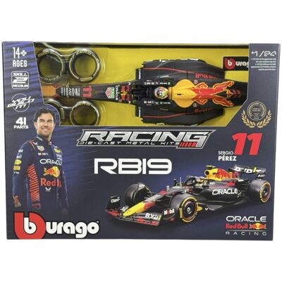 BBURAGO 2023 RED BULL RB19 #11 PEREZ 1:24 28508 F1 FORMUŁA 1 ZESTAW DO ZŁOŻENIA BBURAGO 2023 RED BULL RB19 #11 PEREZ 1:24 28508 F1 FORMUŁA 1 ZESTAW DO ZŁOŻENIA
