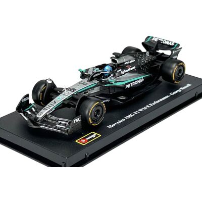 BBURAGO 2025 MERCEDES-AMG F1 W16 #63 RUSSELL 1:43 38238 + GABLOTKA FORMUŁA BBURAGO 2025 MERCEDES-AMG F1 W16 #63 RUSSELL 1:43 38238 + GABLOTKA FORMUŁA
