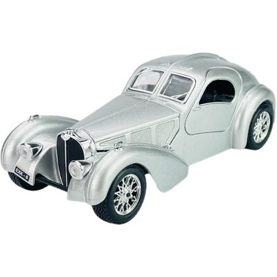 BBURAGO BUGATTI ATLANTIC SREBRNY 1:24 22092 NOWY METALOWY MODEL BBURAGO BUGATTI ATLANTIC SREBRNY 1:24 22092 NOWY METALOWY MODEL